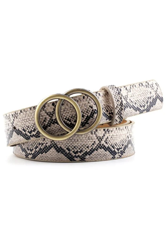 Accity Double Ring Buckle Fashion Belt - Image 2