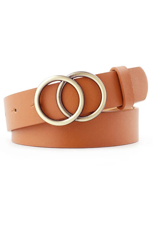Accity Double Ring Buckle Fashion Belt - Image 3
