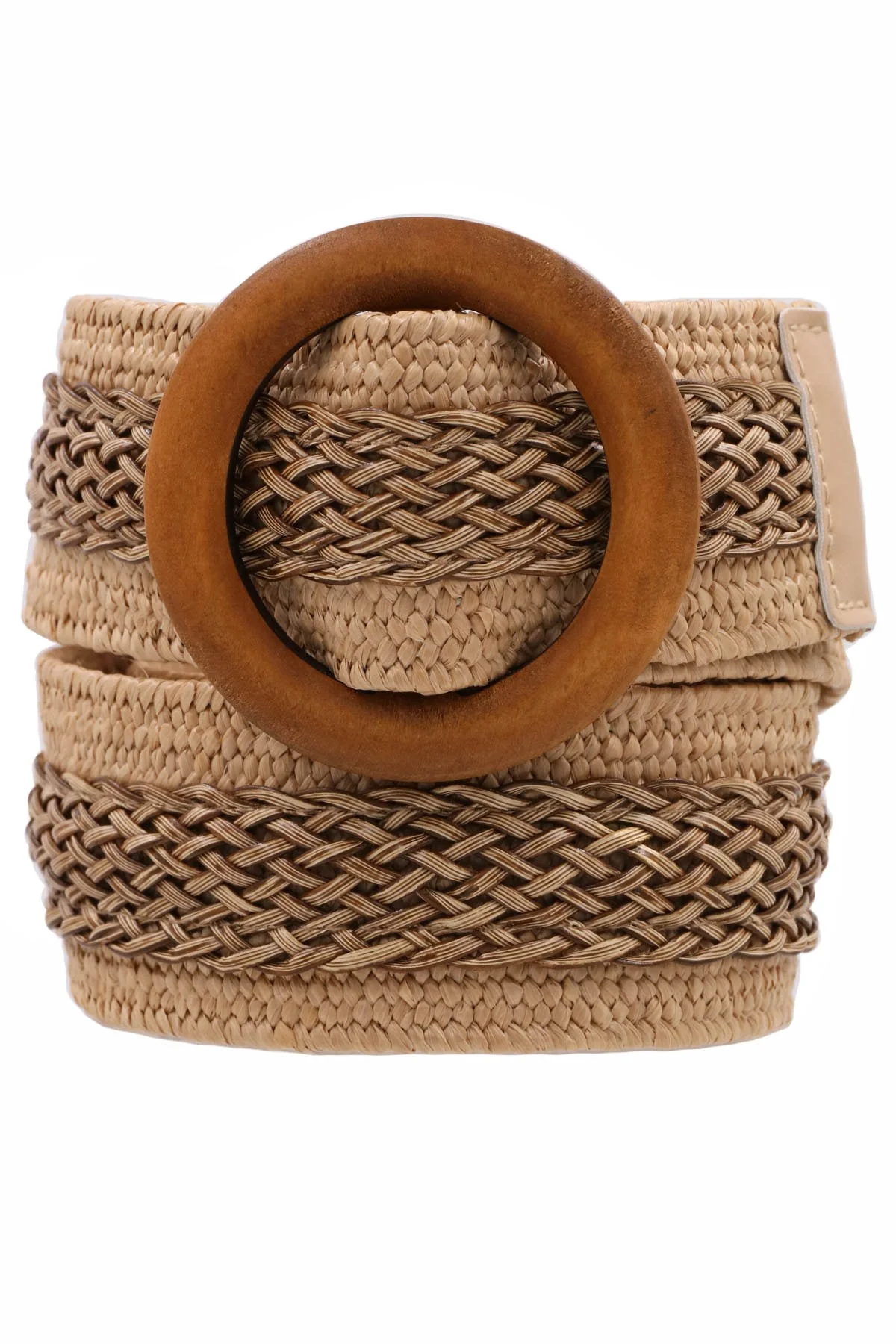 Braided Straw Circle Belt - Image 2
