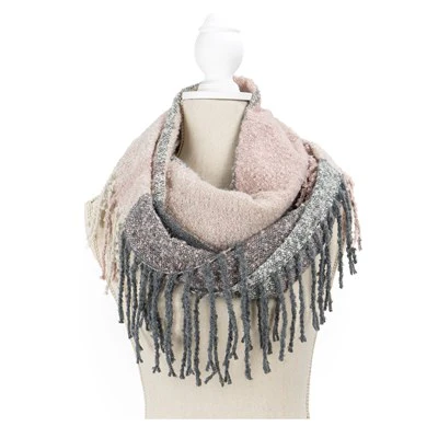 Britt's Knits Fringe Infinity Scarf - Image 5