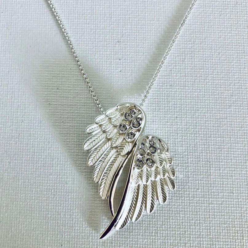 Carol Young Silver Wing Necklace - Image 2