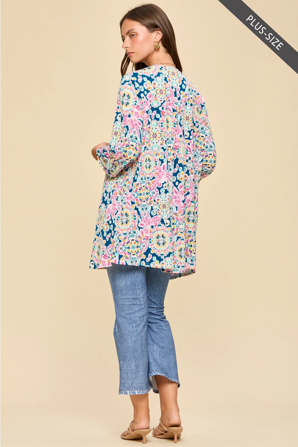 Dear Scarlett Plus Size Open Front Cardigan - Image 2