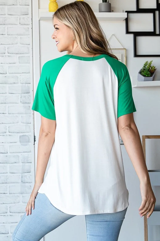 Heimish Clover Print Tee - Image 3