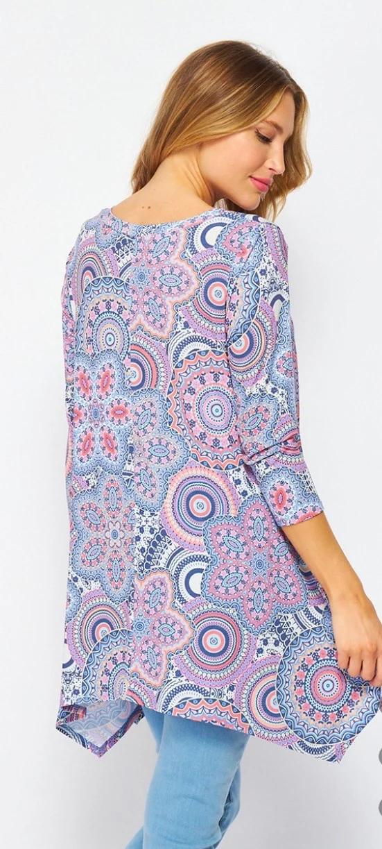Honeyme V-Neck Sharkbite Top - Image 2