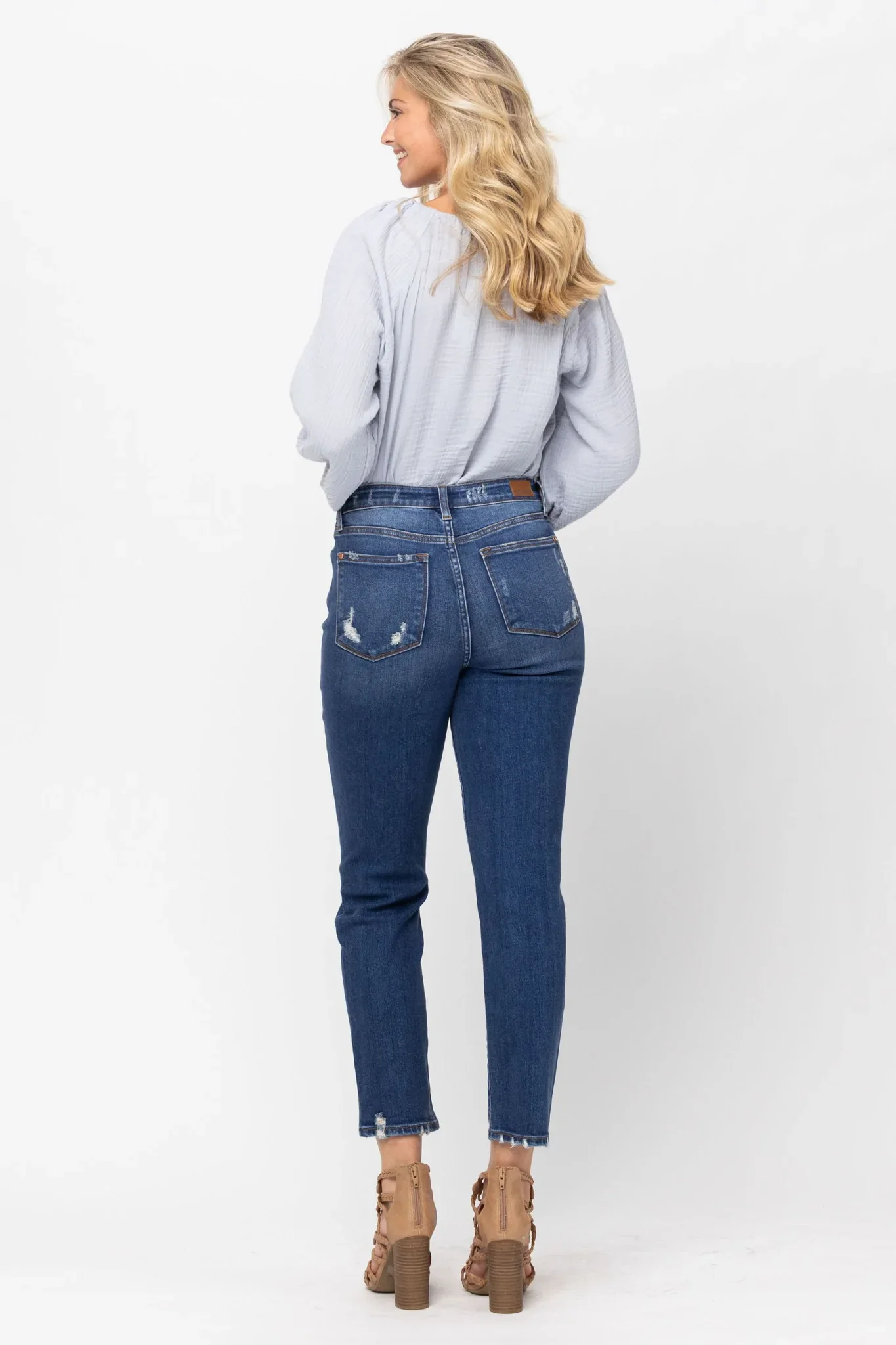 Judy Blue High Waist Front Yoke Slim Fit Jeans - Image 2