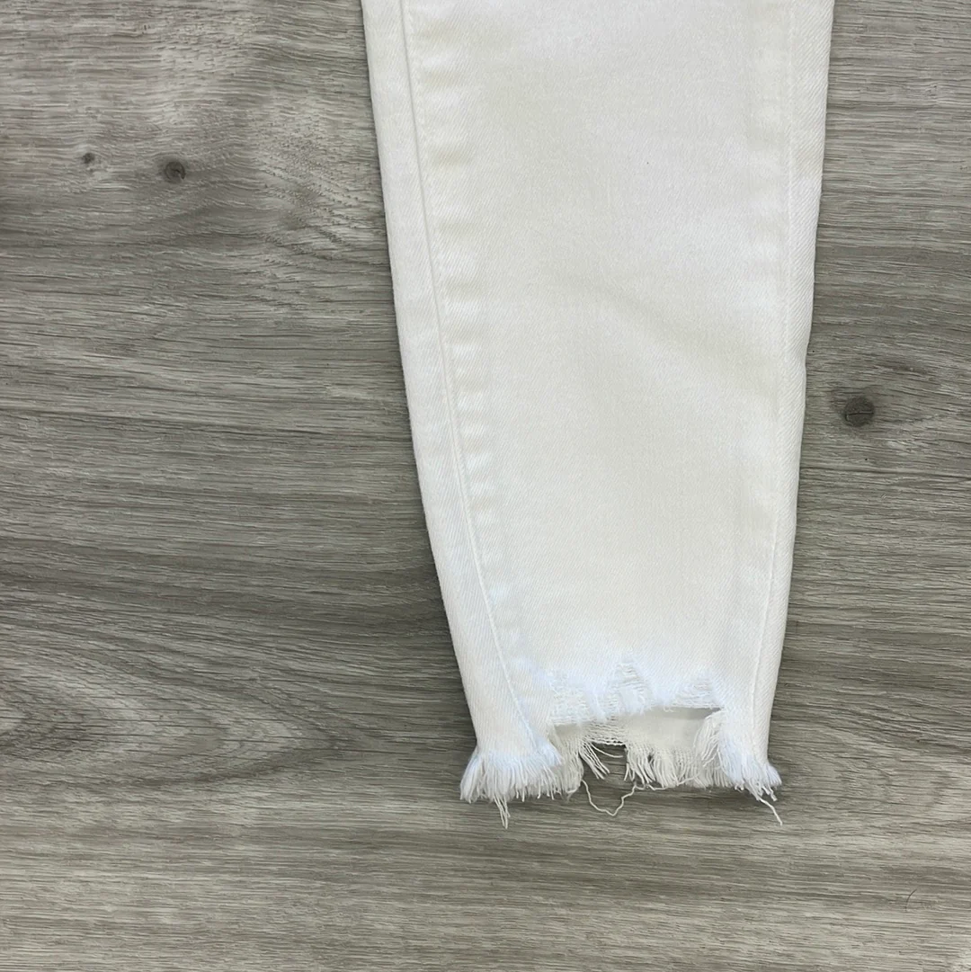 Kancan Buttonfly White Distressed Bottoms - Image 3