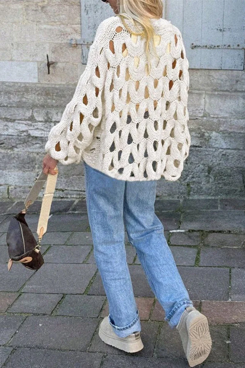 Mccolin Open -Knit Pullover Sweater - Image 2