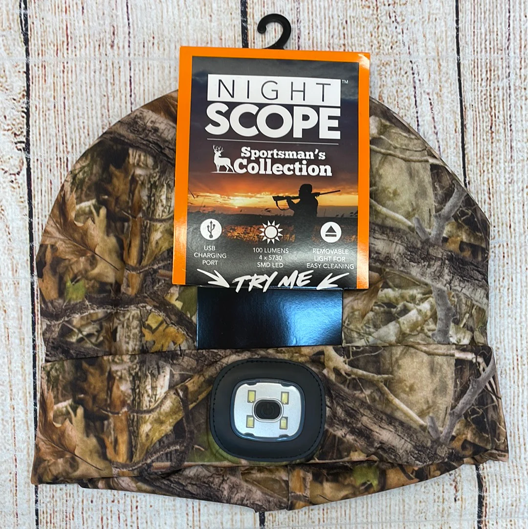 Night Scope Rechargeable Men's LED Beanie - Image 5