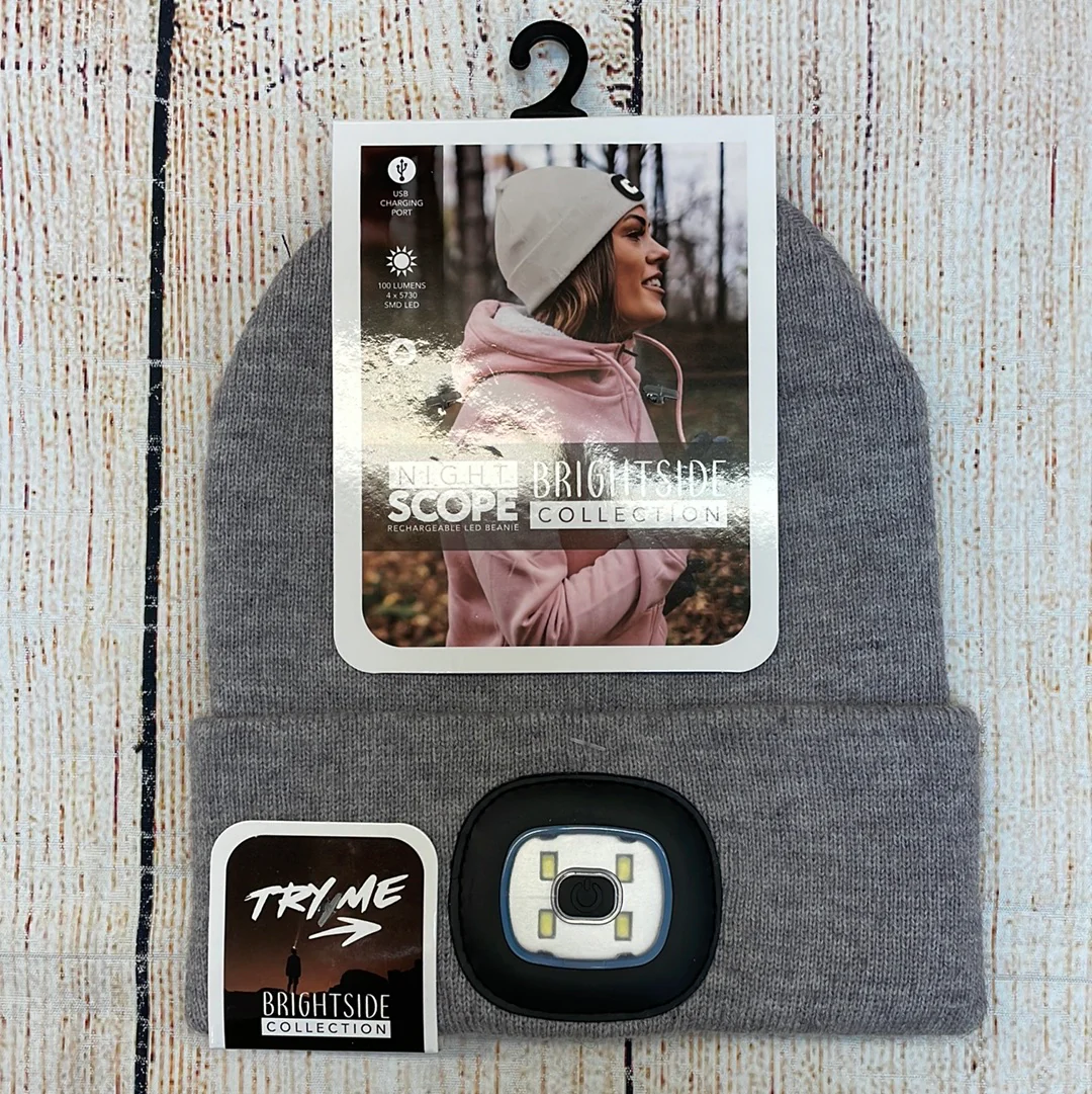 Night Scope Rechargeable Women's LED Beanie - Image 2
