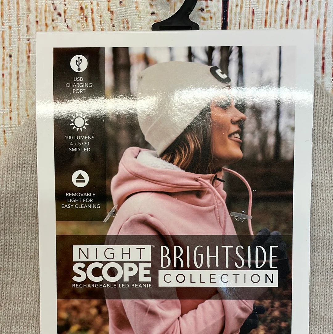 Night Scope Rechargeable Women's LED Beanie - Image 6