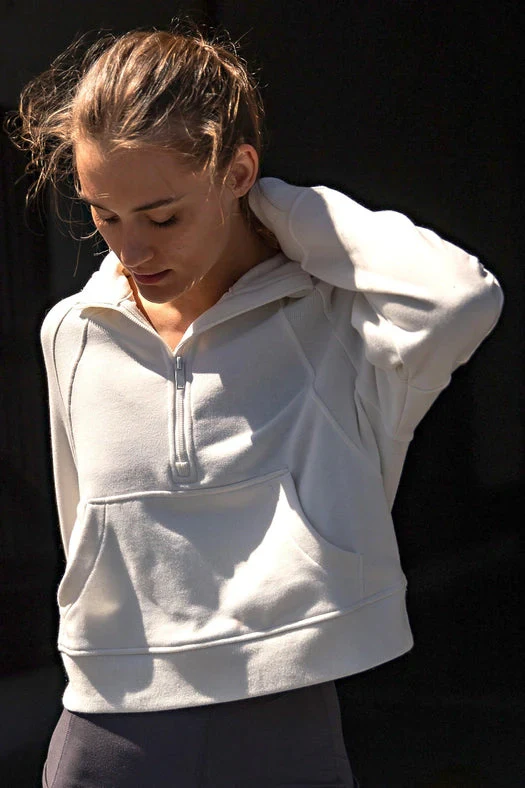Rae Mode French Terry Cropped Hoodie Jacket