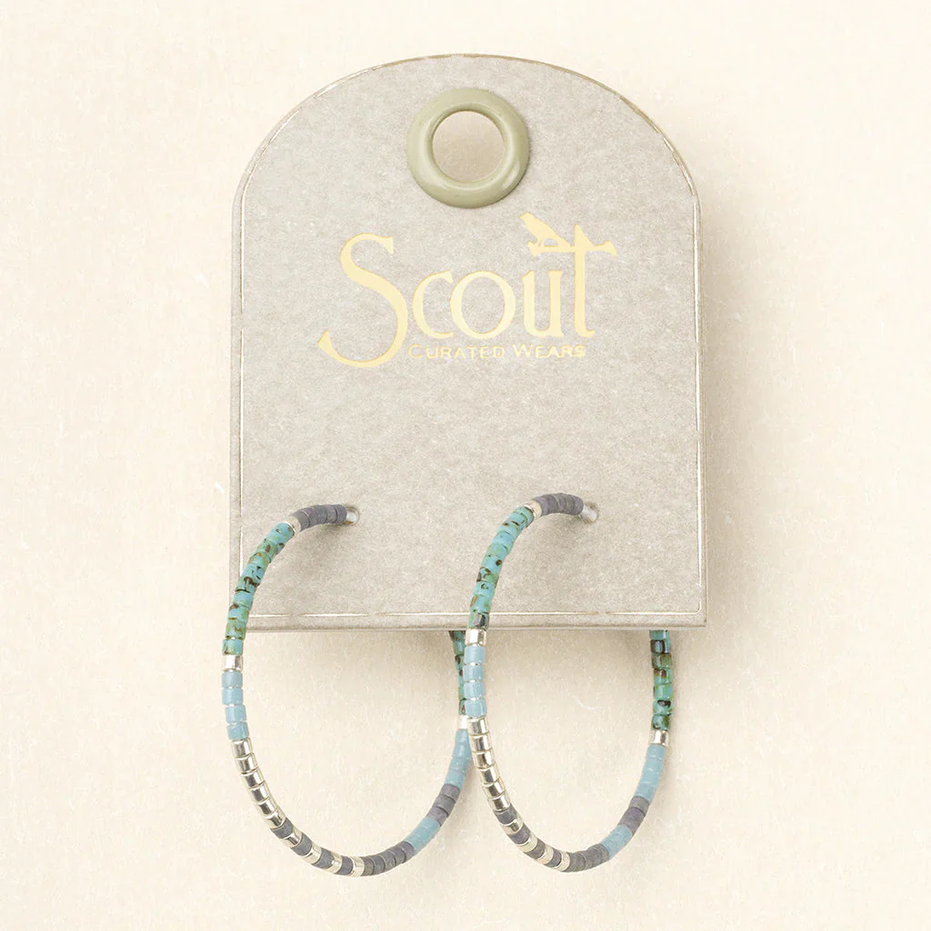 Scout Chromacolor Miyuki Small Hoop Earrings