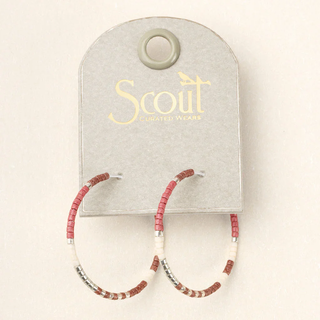 Scout Chromacolor Miyuki Small Hoop Earrings - Image 2