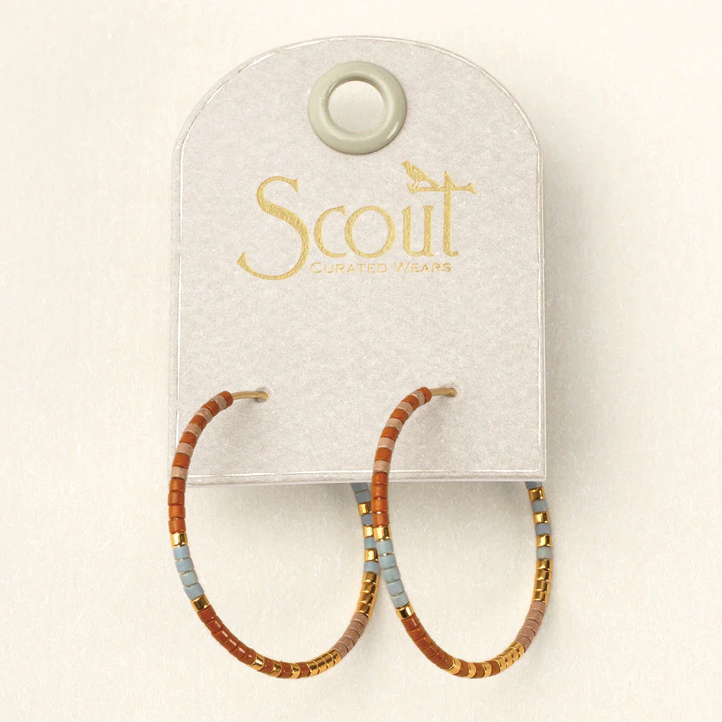 Scout Chromacolor Miyuki Small Hoop Earrings - Image 3