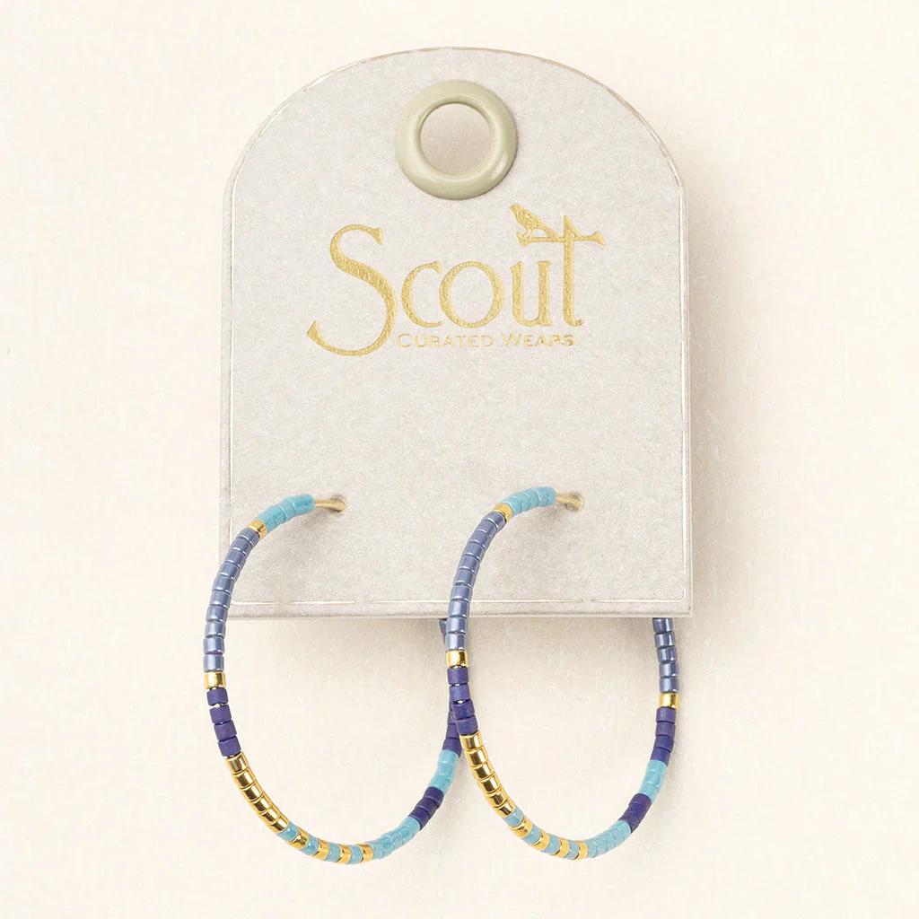 Scout Chromacolor Miyuki Small Hoop Earrings - Image 4