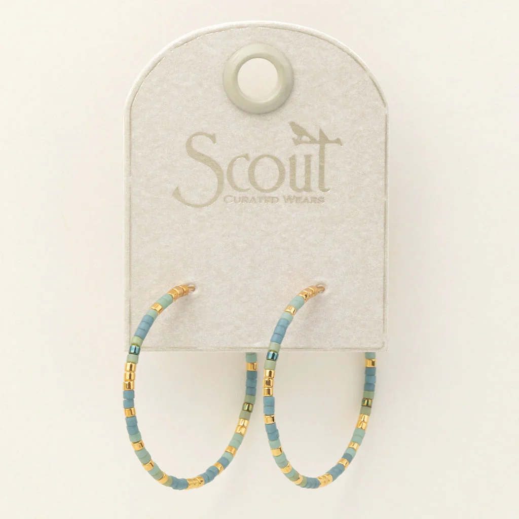 Scout Chromacolor Miyuki Small Hoop Earrings - Image 5