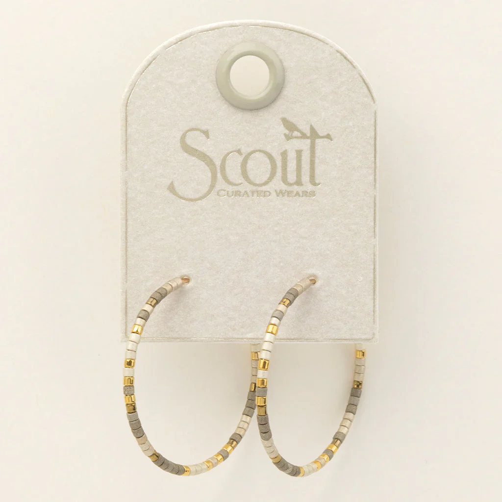 Scout Chromacolor Miyuki Small Hoop Earrings - Image 6