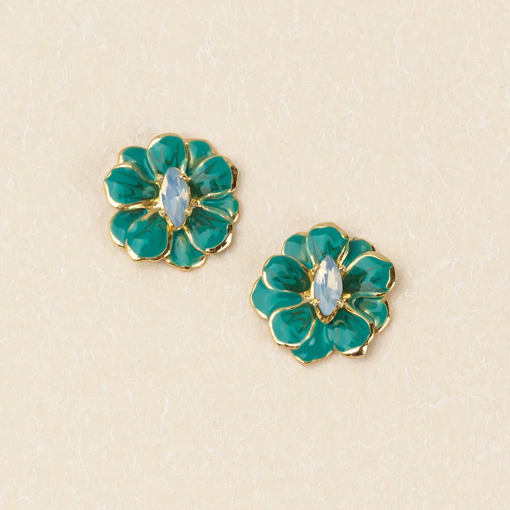 Scout SM Enamel Flower Earrings - Image 4