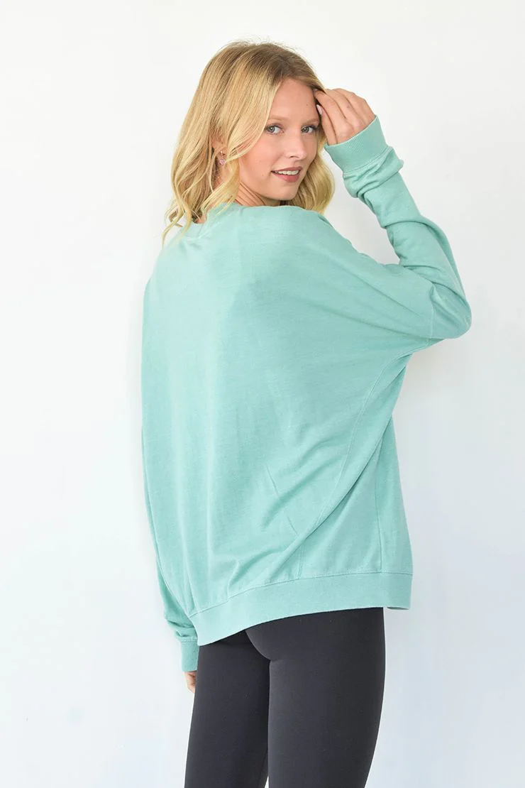 Sew in Love Mint Crewneck - Image 2