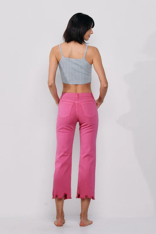 Sneak Peek Mid Rise Frayed Hem - Image 4