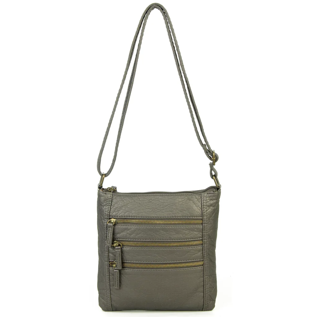 The Camile Three Zip Crossbody - Image 4