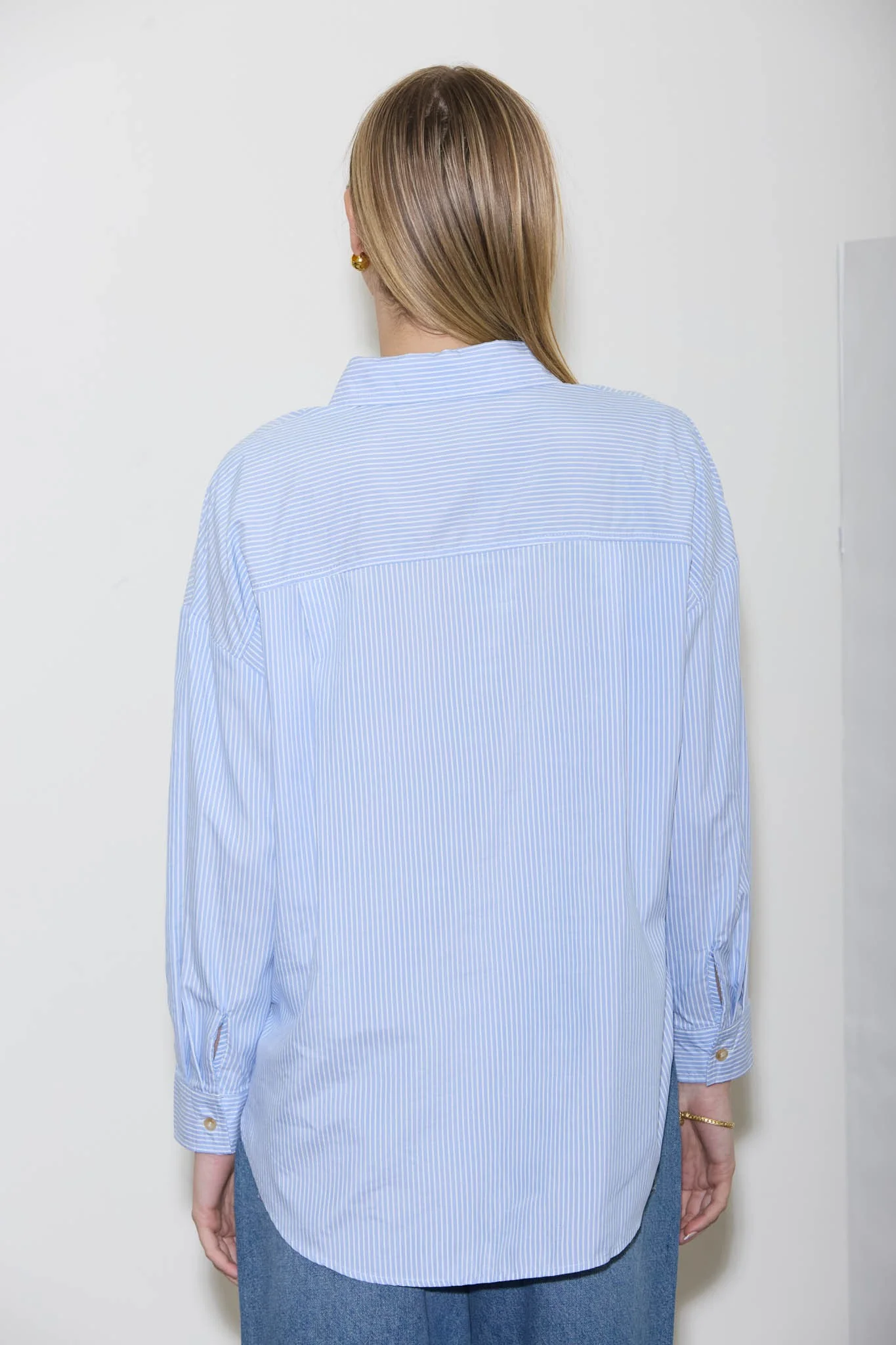 The Work Shop Stripe Button Down Blouse - Image 2