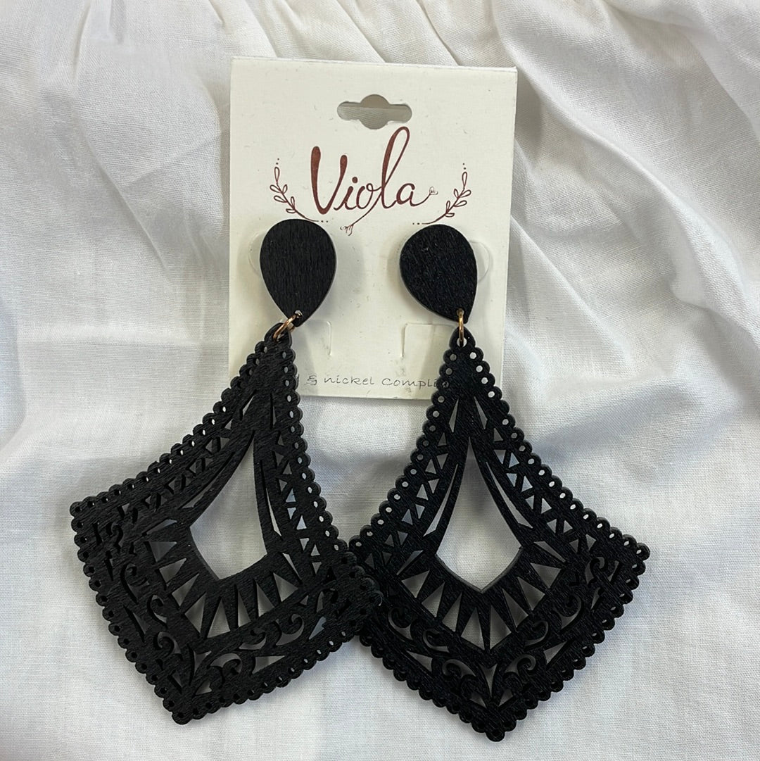 Viola Wood Earrings - Image 4