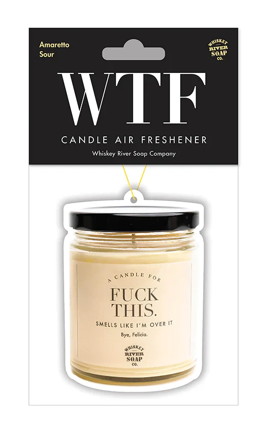 Whiskey River WTF Candle Air Freshener - Image 4