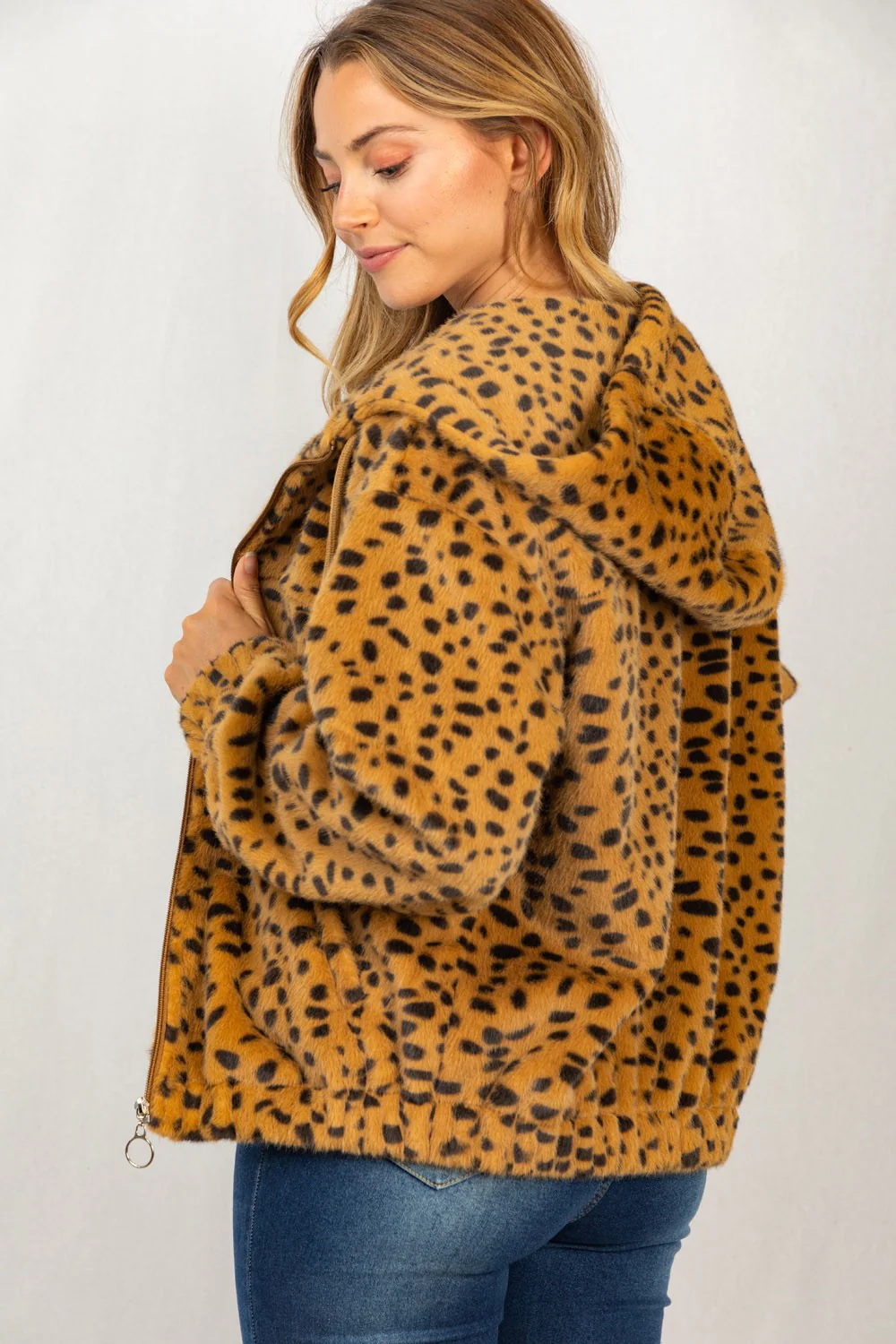 White Birch Dalmatian Print Jacket - Image 2
