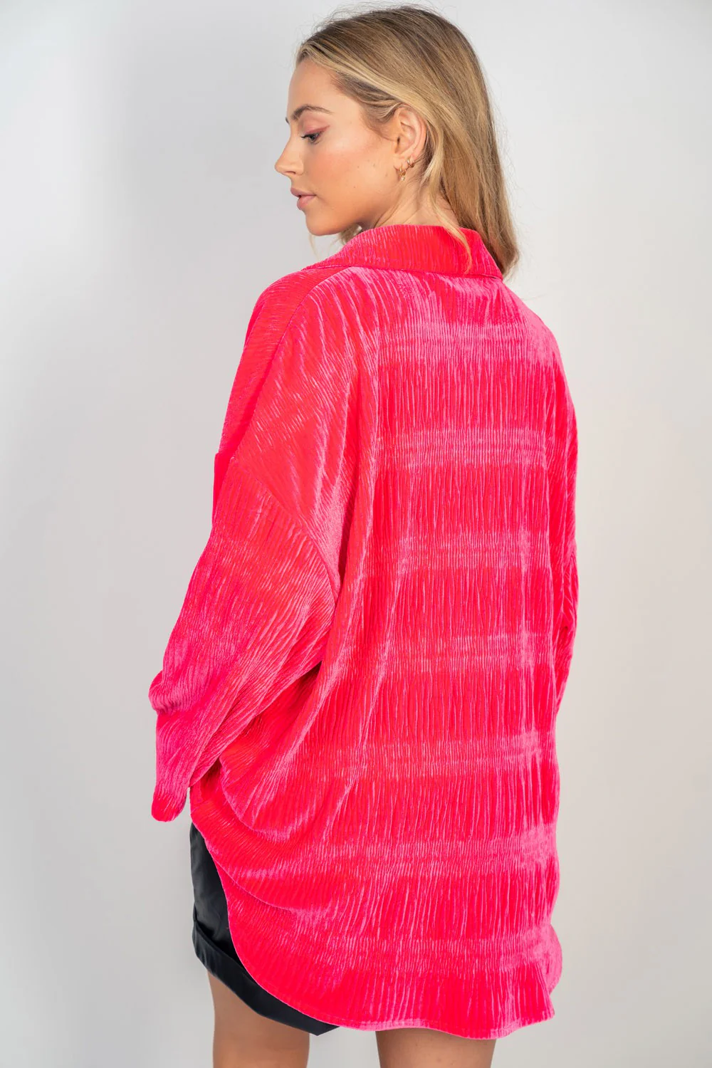 White Birch Velvet Wrinkle Shirt - Image 2