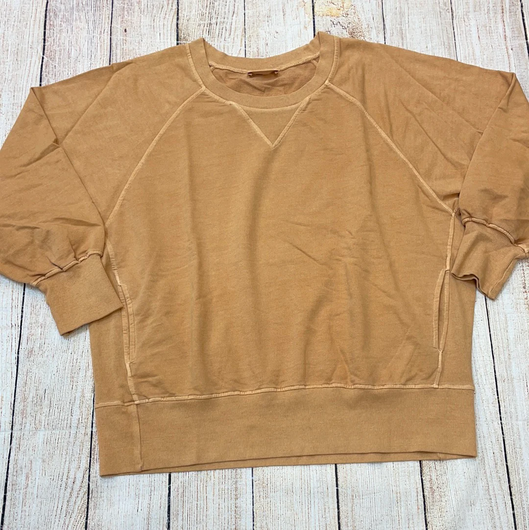 Zenana Pigment Dyed Crewneck Pullover With Pockets - Image 4