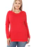 Zenana Plus Size Microfiber Long Sleeve Tee - Image 12
