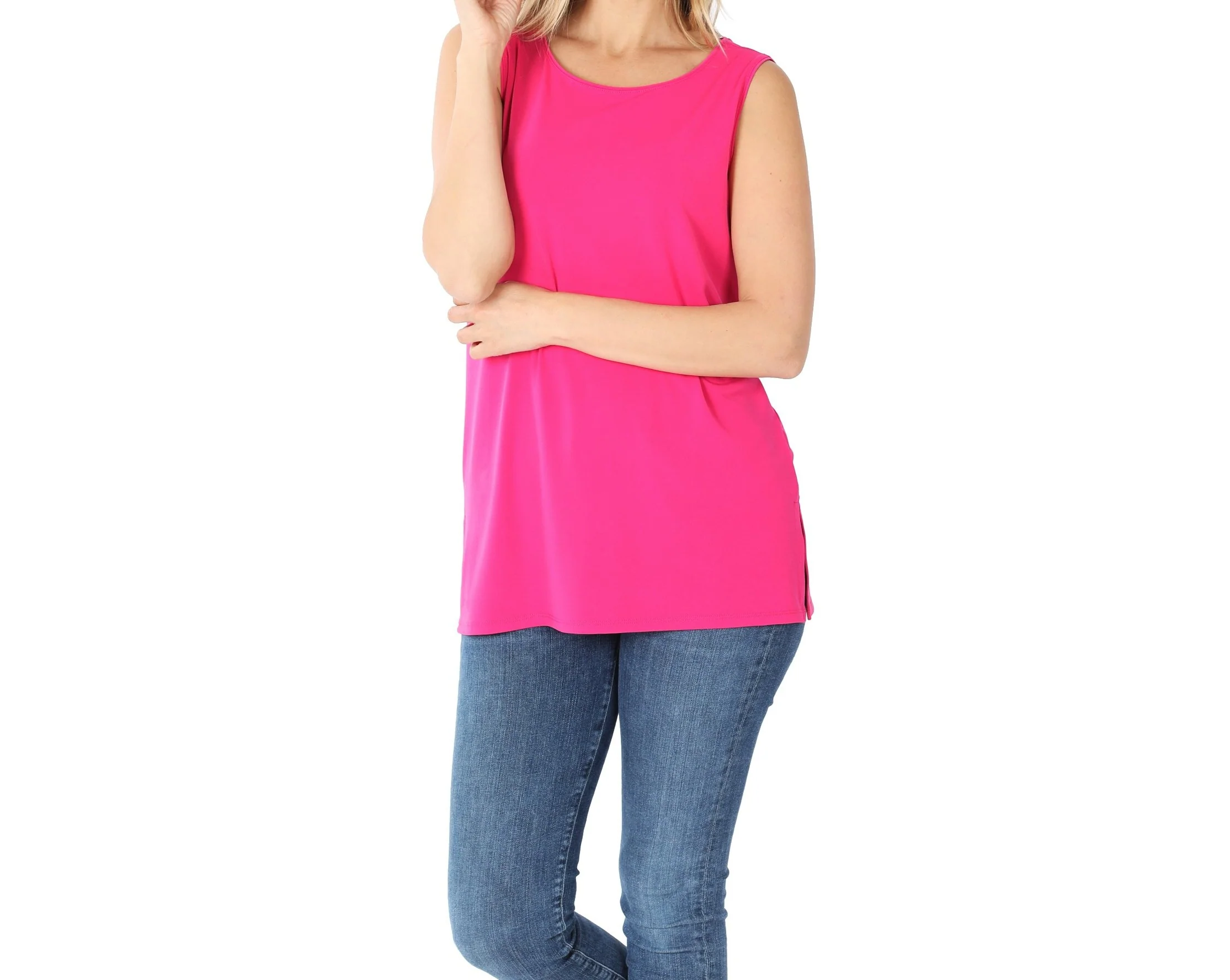 Zenana Tanks With Double Sided Slits - Image 11