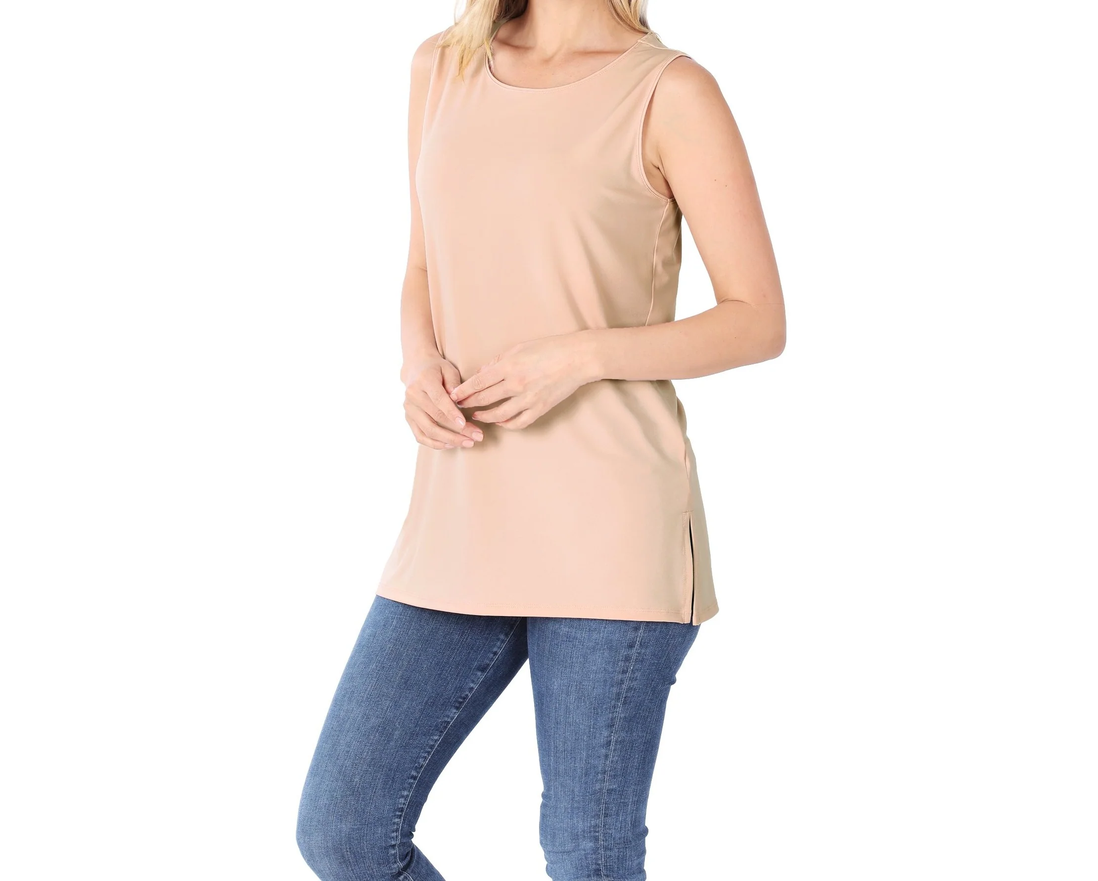 Zenana Tanks With Double Sided Slits - Image 13