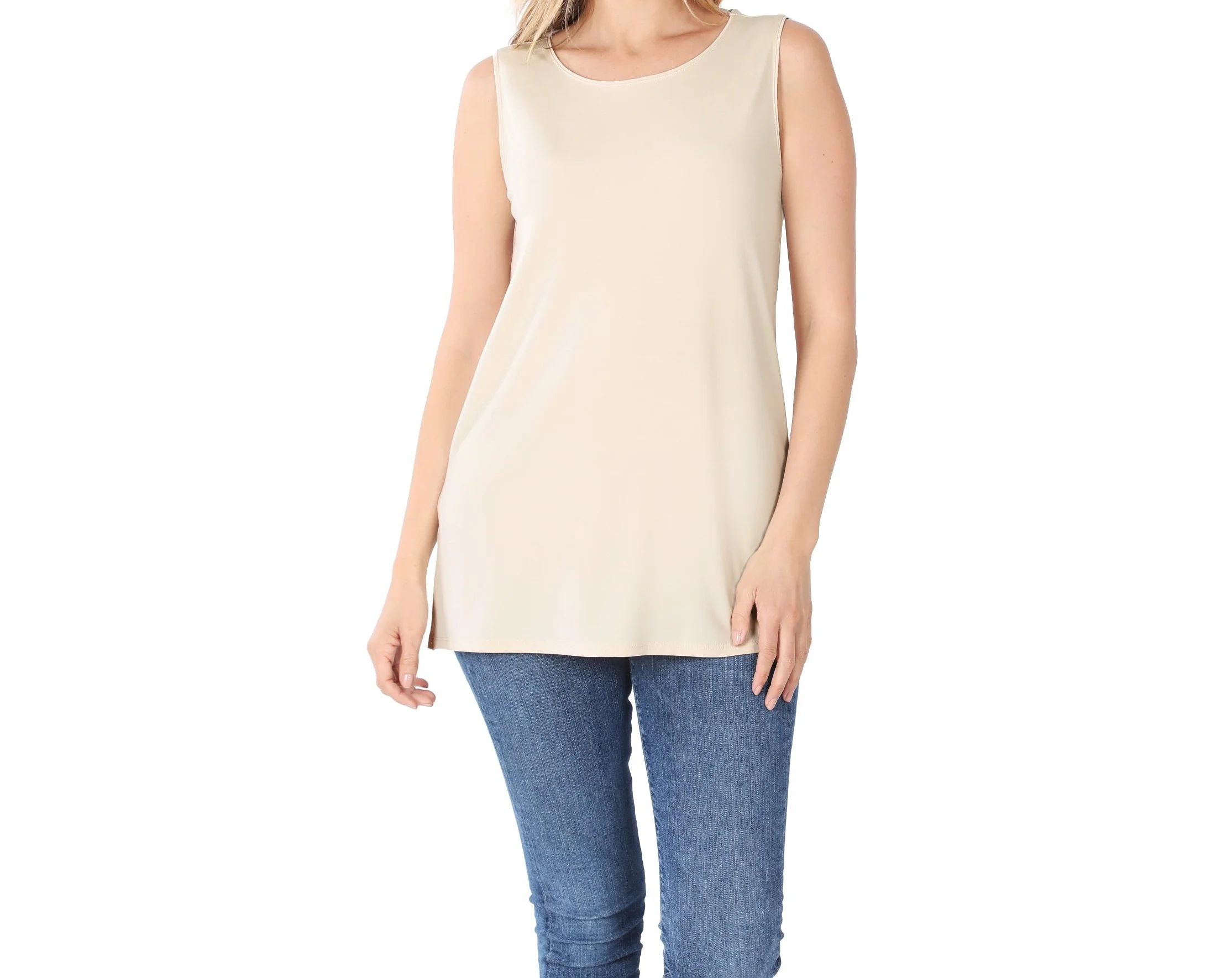 Zenana Tanks With Double Sided Slits - Image 14