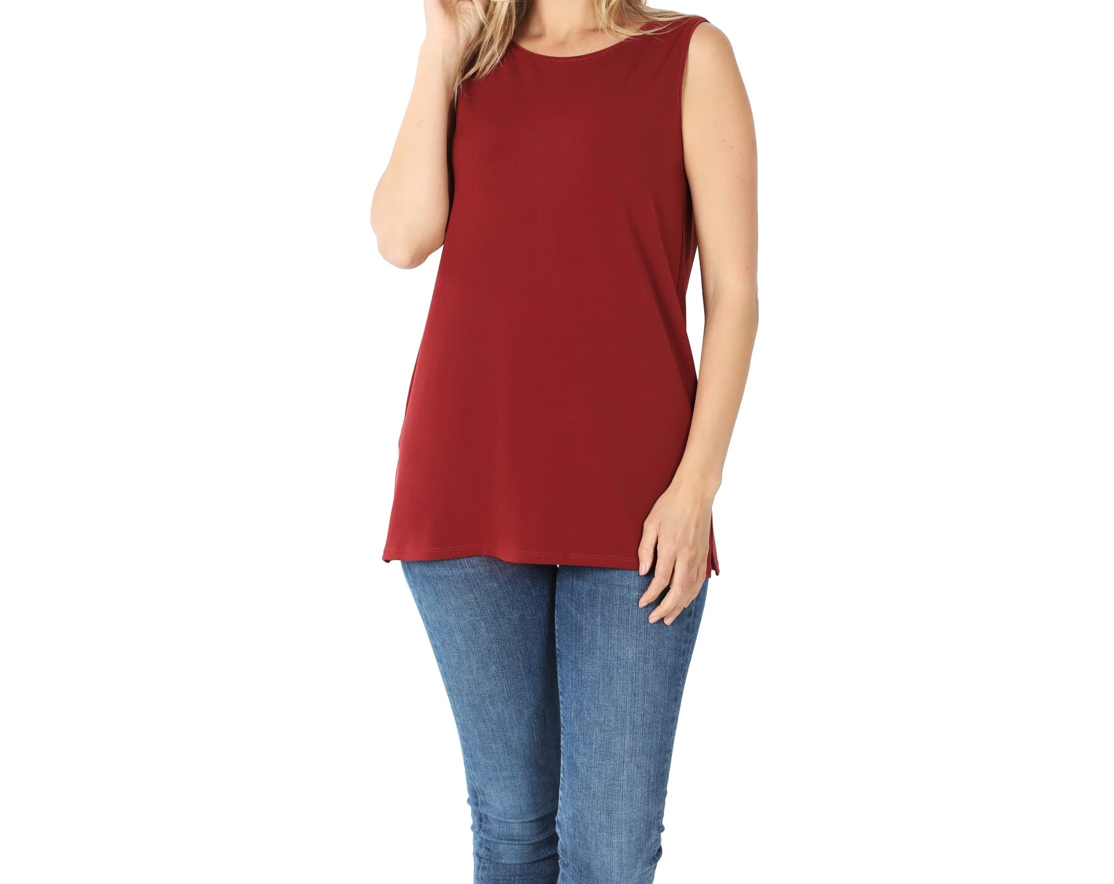 Zenana Tanks With Double Sided Slits - Image 6